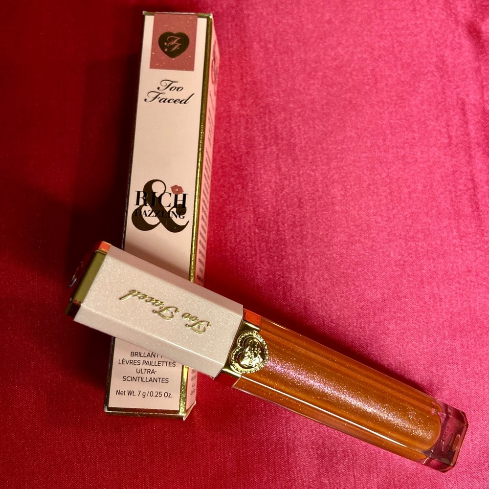 Too Faced Sparkling Lip Gloss - Crazy Rich